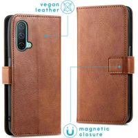 imoshion Étui de télephone portefeuille OnePlus Nord CE 5G - Marron