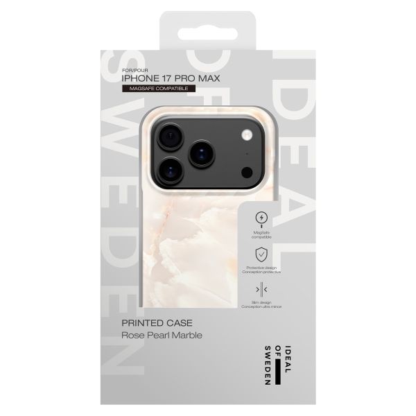 iDeal of Sweden Coque Fashion Apple iPhone 17 Pro Max - Rose Pearl Marble