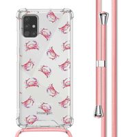 imoshion Coque Design avec cordon Samsung Galaxy A51 - Crab Watercolor