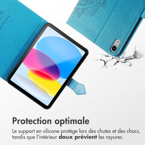 imoshion Coque tablette Apple iPad Air 11 pouces (2025) M3 / (2024) M2 / Air 5 (2022) / Air 4 (2020) - Turquoise