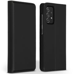 Accezz Étui de téléphone Slim Folio en cuir de qualité supérieure Samsung Galaxy A52(s) (5G/4G) - Noir