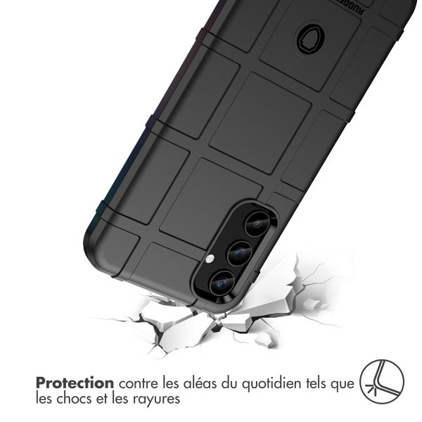 imoshion Coque Arrière Rugged Shield Samsung Galaxy A25 (5G) - Noir