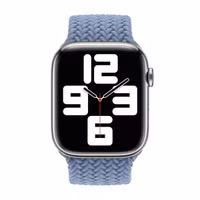 Apple Bracelet Solo tressé Apple Watch | 38/40/41/42 mm - Taille 1 - Slate Blue