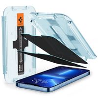 Spigen Protection d'écran en verre trempé GLAStR Privacy Applicator Apple iPhone 13 Pro Max