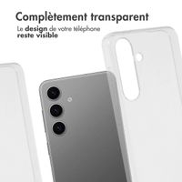 Accezz Coque Clear 100% recyclée Samsung Galaxy S24 - Transparent