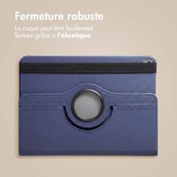 imoshion Coque tablette rotatif à 360° Apple iPad 9 (2021) 10.2 pouces / iPad 8 (2020) 10.2 pouces / iPad 7 (2019) 10.2 pouces - Bleu foncé