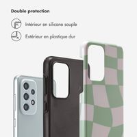 Selencia Coque arrière Vivid Tough Samsung Galaxy A33 - Groovy Sage Green