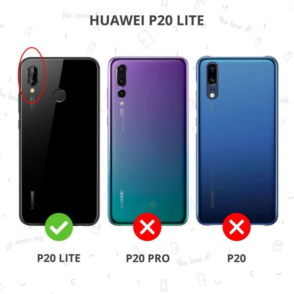 Étui de télephone portefeuille Huawei P20 Lite - Noir