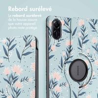 imoshion Coque tablette Design rotatif à 360° Honor Pad X9 - Flowers