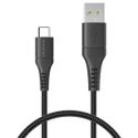 imoshion Braided USB-C vers câble USB Samsung Galaxy S20 - 1 mètre - Noir