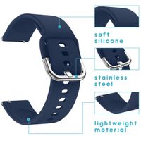 imoshion Bracelet silicone Samsung Galaxy Watch 4 / 5 / 6 / 7 / FE (20 mm) - Bleu foncé