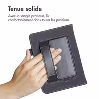 imoshion Étui de liseuse portefeuille avec strap et support Kobo Clara Colour / BW - Noir