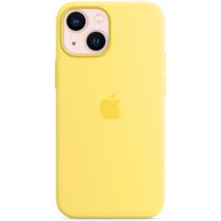 Apple Coque en silicone MagSafe Apple iPhone 13 Mini - Lemon Zest
