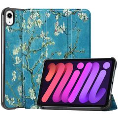 imoshion Coque tablette Design Trifold Apple iPad Mini 7 (2024) / iPad Mini 6 (2021) - Green Plant