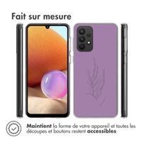 imoshion Coque Design Samsung Galaxy A33 - Floral Purple