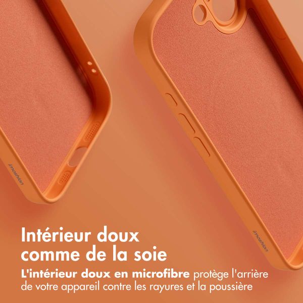 imoshion Coque Couleur avec MagSafe Apple iPhone 17 - Neon Orange