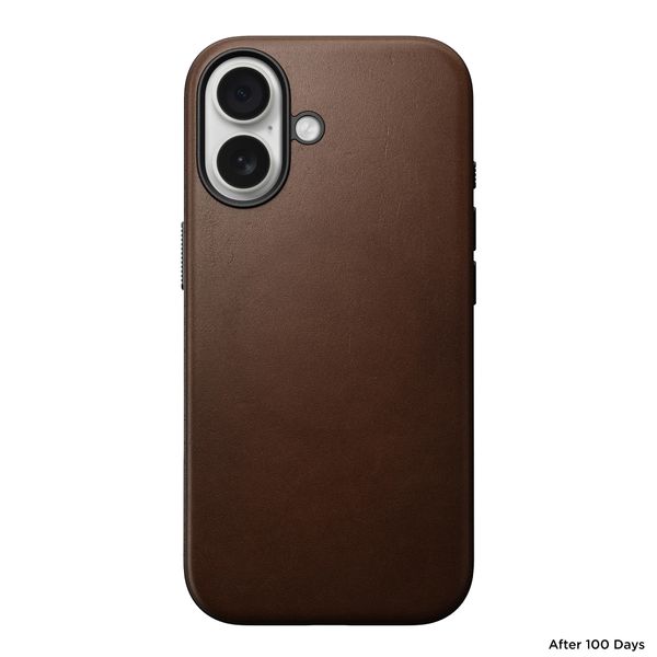 Nomad Coque Modern Leather avec MagSafe Apple iPhone 17 - Marron