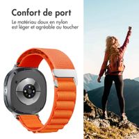 imoshion Bracelet en nylon Alpine Samsung Galaxy Watch 8 (40/44mm) / Classic (46mm) - Orange