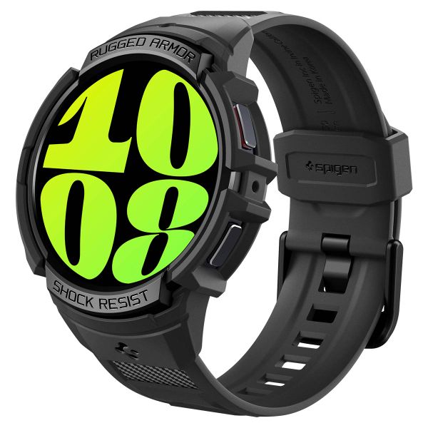 Spigen Rugged Armor™ Pro Case  Samsung Galaxy Watch 6 - 44 mm - Noir