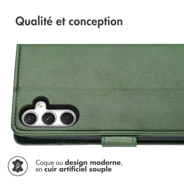 imoshion Étui de télephone portefeuille Samsung Galaxy A25 (5G) - Vert
