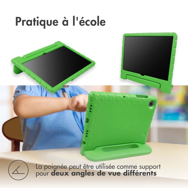 imoshion Coque kidsproof avec poignée iPad 11 (2025) 11 pouces / iPad 10 (2022) 10.9 pouces - Vert