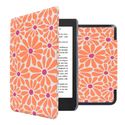 imoshion Design Slim Hard Sleepcover Kobo Nia - Orange Flowers Connect