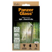 PanzerGlass Protection d'écran Matrix Recycled Ultra-Wide Fit Anti-bactérienne avec applicateur Apple iPhone 16 Pro Max