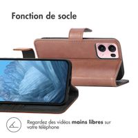 imoshion Étui de télephone portefeuille Oppo Reno 13 Pro - Marron