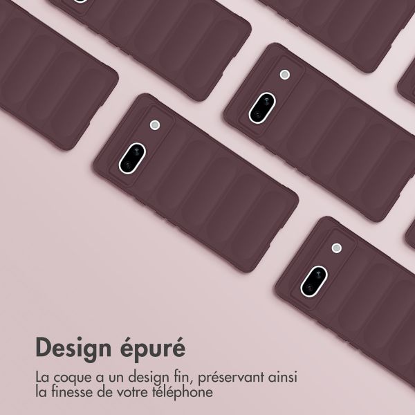 imoshion Coque arrière EasyGrip Google Pixel 7a - Aubergine