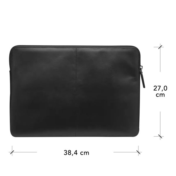 dbramante1928 Skagen Pro - Pochette ordinateur 14 pouces - Cuir véritable - MacBook Air 15 pouces - Black