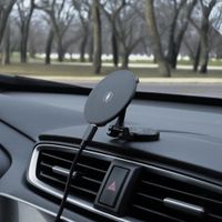 imoshion Support de téléphone pour voiture avec MagSafe - Chargeur sans fil - Tableau de bord - Noir
