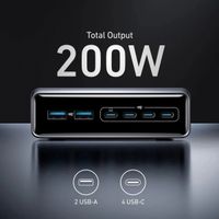 Anker Chargeur Prime 200 watts GaN | Station d'accueil avec 6 ports