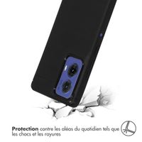 imoshion Coque Brushed Motorola Moto G85 - Noir