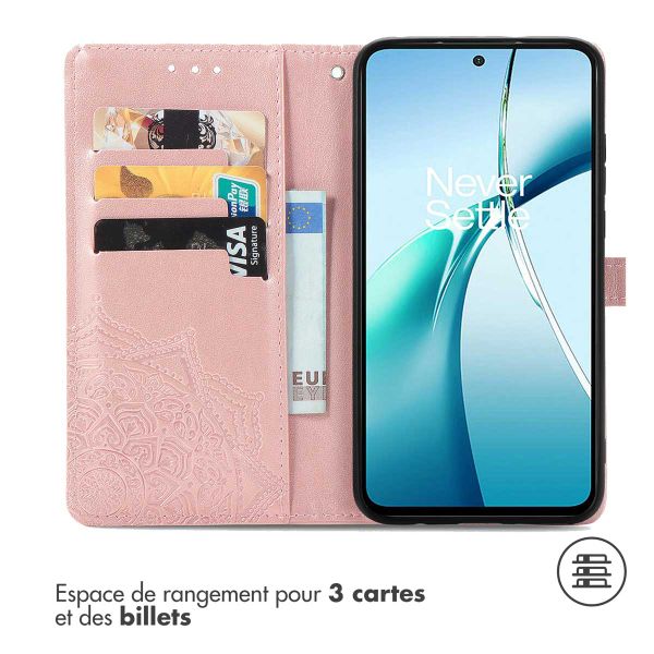 imoshion Etui de télephone Mandala OnePlus Nord CE 4 Lite 5G - Rose Doré