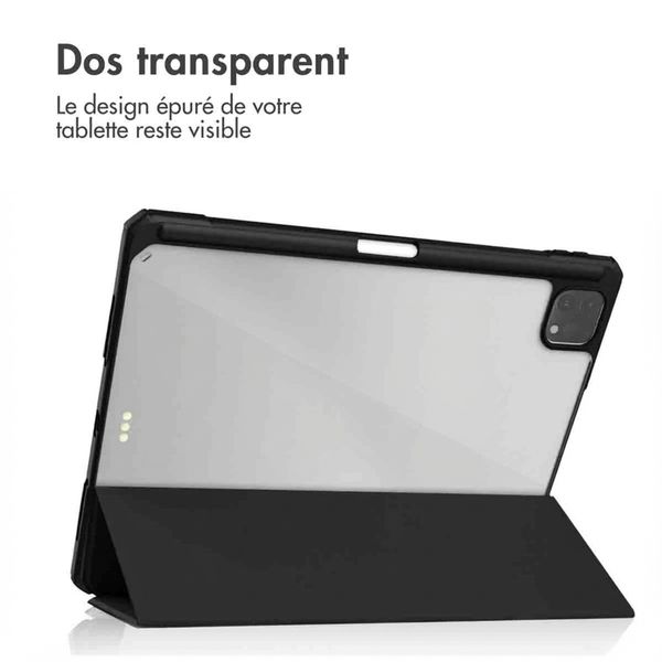 imoshion Coque tablette rigide Trifold Apple iPad Pro 12.9 (2018/2020/2021/2022) - Noir