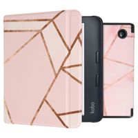 imoshion ﻿Design Slim Hard Sleepcover avec support Kobo Libra 2 / Tolino Vision 6 - Pink Graphic