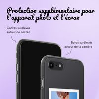 Coque avec votre propre photo et/ou texte Apple iPhone SE (2022 / 2020) / 8 / 7 - Polaroid