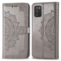 imoshion Etui de téléphone portefeuille Mandala Samsung Galaxy A03s - Gris