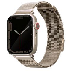 Uniq Bracelet Dante Mesh Milanese en acier Apple Watch Series 1 t/m 11 / SE / Ultra (44/45/46/49 mm) - Starlight
