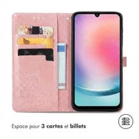 imoshion Etui de télephone Mandala Samsung Galaxy A25 (5G) - Rose Doré