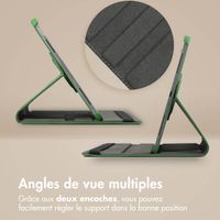 imoshion Coque tablette rotatif à 360° Samsung Galaxy Tab S9 11.0 pouces / Tab S10 FE / S9 FE 10.9 pouces - Vert