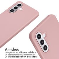 imoshion Coque en silicone avec cordon Samsung Galaxy A56 - Sand Pink