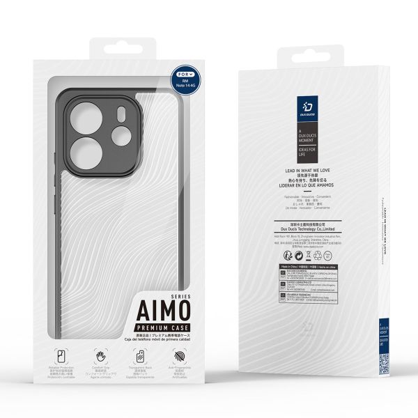 Dux Ducis Coque arrière Aimo Xiaomi Redmi Note 14 (4G) - Transparent