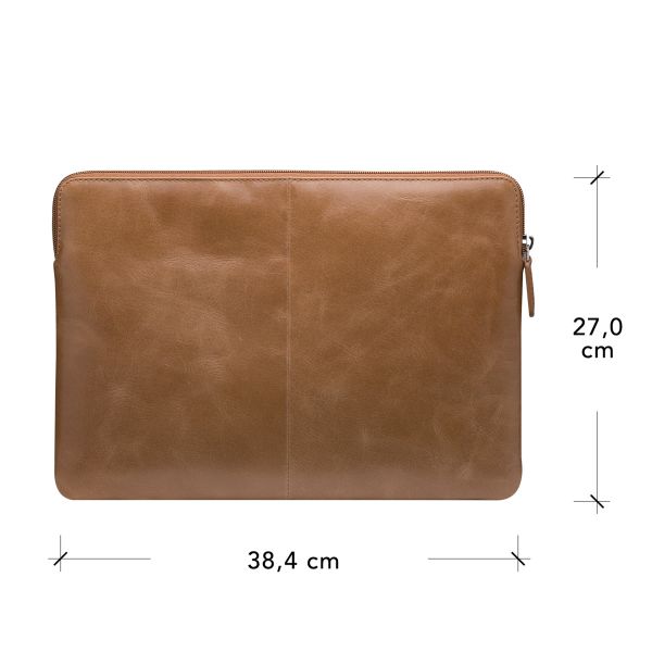 dbramante1928 Skagen Pro - Pochette ordinateur 15-16 pouces - Cuir véritable - MacBook Pro 16 pouces - Tan