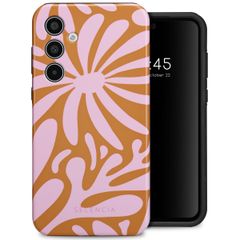 Selencia Coque arrière Vivid Tough Samsung Galaxy A35 - Modern Bloom Pink