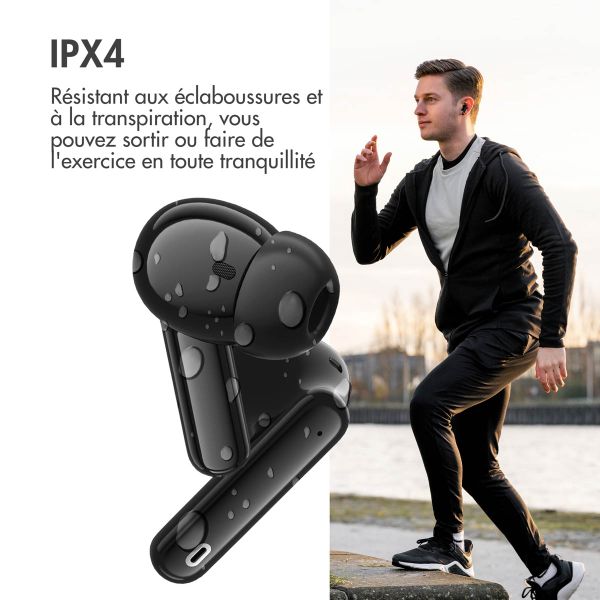 imoshion ﻿Écouteurs Aura Pro - Écouteurs sans fil - Écouteurs sans fil Bluetooth - Avec fonction de réduction du bruit ANC - Noir