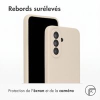 Accezz Coque Liquid Silicone Samsung Galaxy A37 (5G) - Stone