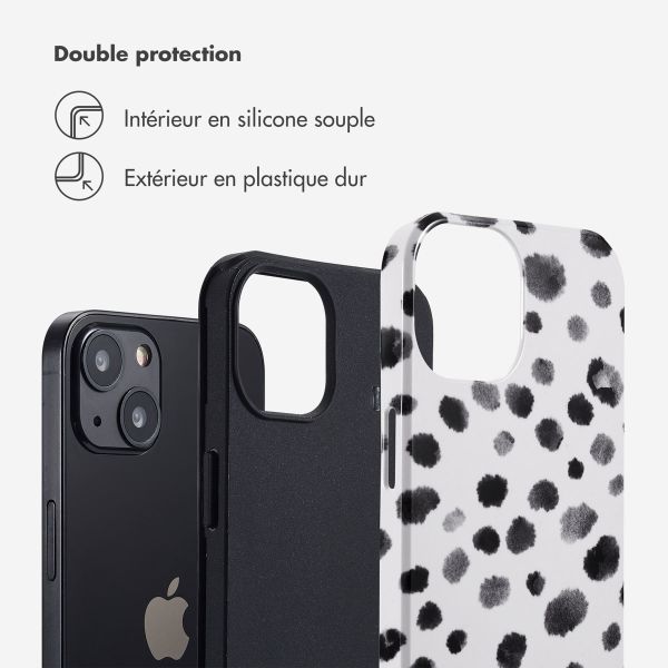 Selencia Coque arrière Vivid Apple iPhone 13 - Trendy Leopard