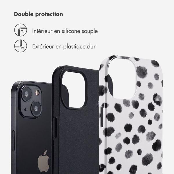 Selencia Coque arrière Vivid Tough iPhone 13 - Trendy Leopard