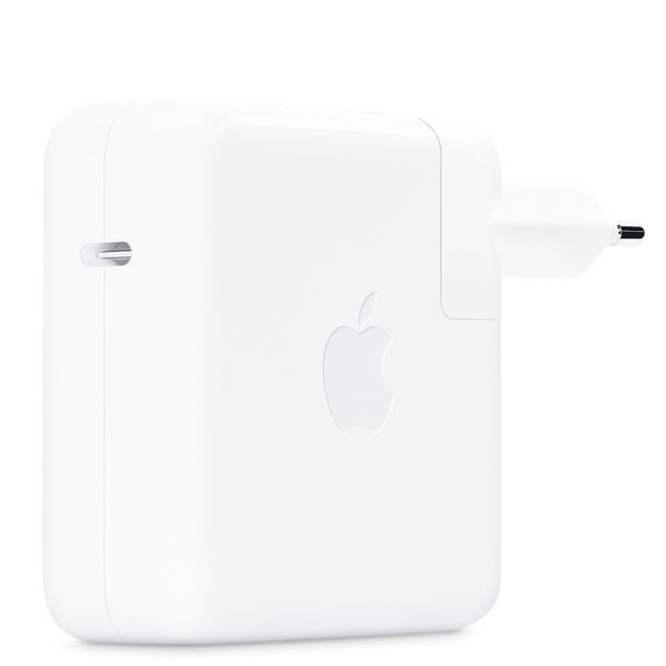 Apple Adaptateur secteur USB-C original iPhone 15 Plus - Chargeur - Connexion USB-C - 61W - Blanc